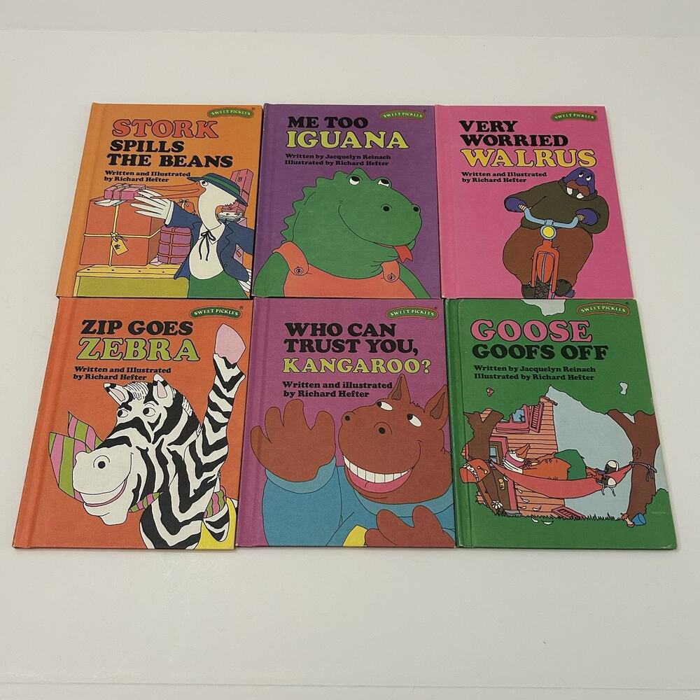 Sweet Pickles Weekly Reader Books 1977 and 1978 Lot of 6 Vintage